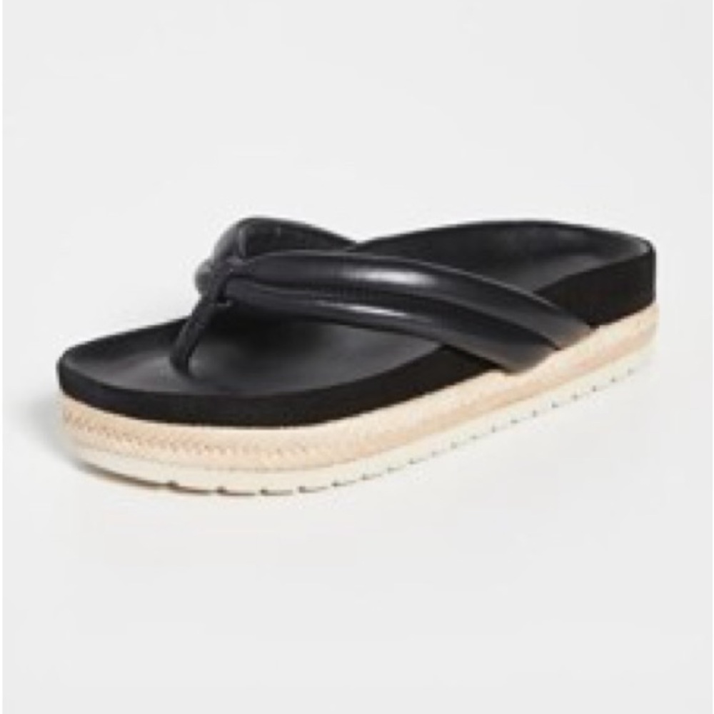 New! Vince Forest Espadrille Platform Thong Sandals size 11